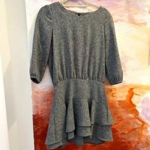 Mini grey work dress